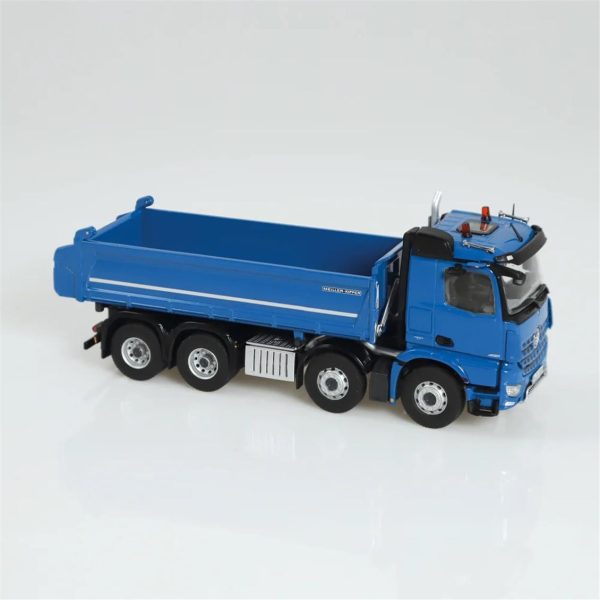 1/50 Mercedes-Benz Arocs 8x4 Damperli Kamyon Mavi Diecast Model, NZG LM10660020 - Görsel 2