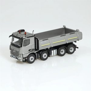 1/50 Mercedes-Benz Arocs 8x4 Damperli Kamyon Gümüş/Gri Diecast Model, NZG LM10660055