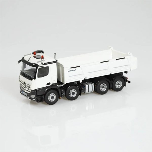 1/50 Mercedes-Benz Arocs 8x4 Damperli Kamyon Beyaz Diecast Model, NZG LM1066/40
