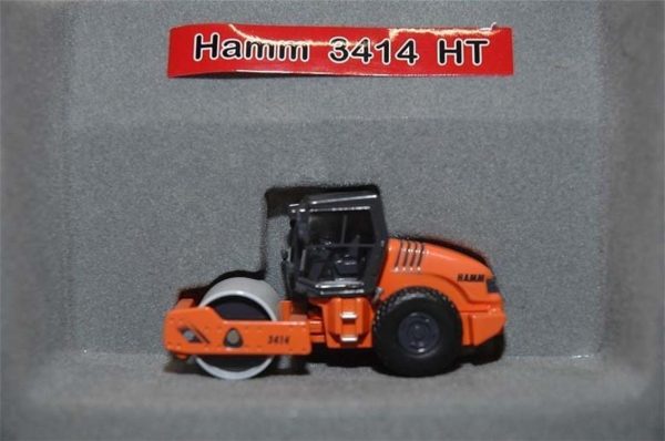 1/87 HAMM 3414 Silindir Turuncu Diecast Model, NZG NZ604 - Görsel 3
