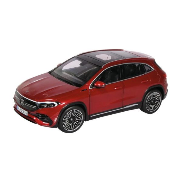 1/18 Mercedes-Benz EQA Metalik Kırmızı Diecast Araba, NZG PM10150011