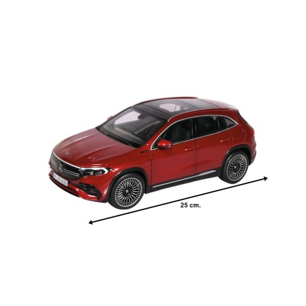 1/18 Mercedes-Benz EQA Metalik Kırmızı Diecast Araba, NZG PM10150011 - Görsel 5