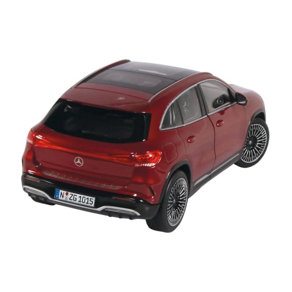 1/18 Mercedes-Benz EQA Metalik Kırmızı Diecast Araba, NZG PM10150011 - Görsel 3