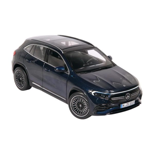 1/18 Mercedes-Benz EQA Metalik MaviDiecast Araba, NZG PM10150021 - Görsel 4