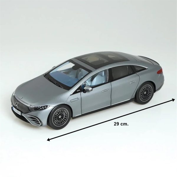1/18 Mercedes-Benz EQS Selenit Gri Diecast Araba, NZG PM10200052 - Görsel 5