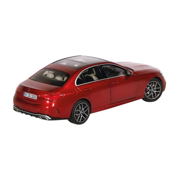 1/18 Mercedes-Benz C-Class Kırmızı Diecast Araba, NZG PM10220012 - Görsel 2
