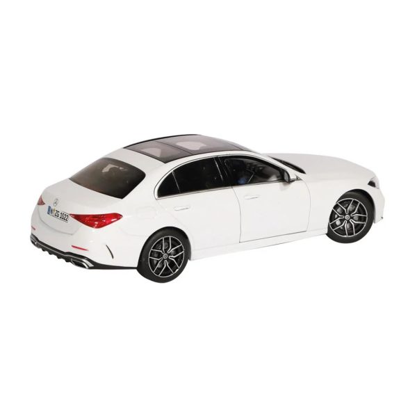 1/18 Mercedes-Benz C-Class Beyaz Diecast Araba, NZG PM10220041 - Görsel 2
