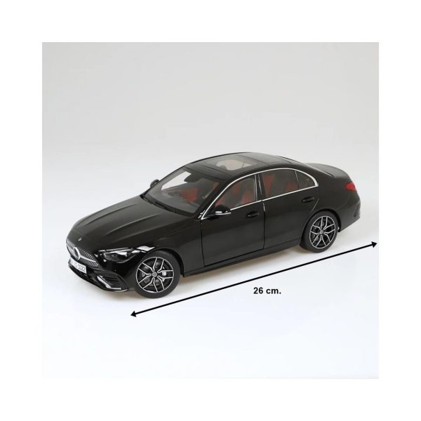 1/18 Mercedes-Benz C-Class Siyah Diecast Araba, NZG PM10220050 - Görsel 5