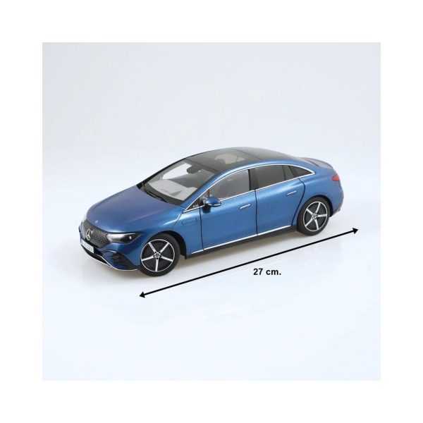 1/18 Mercedes-Benz EQE Metalik Mavi Diecast Araba, NZG PM10230021 - Görsel 5