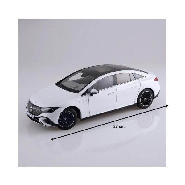 1/18 Mercedes-Benz EQE Opalit Beyaz Diecast Araba, NZG PM10230041 - Görsel 5