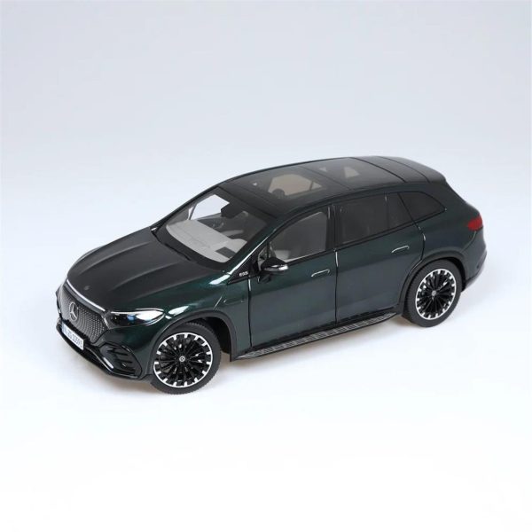 1/18 Mercedes-Benz EQS AMG Line SUV Yeşil Diecast Araba, NZG PM10590030