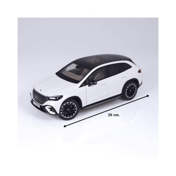 1/18 Mercedes-Benz EQE AMG Line SUV Sedef Beyaz Diecast Araba, NZG PM10610040 - Görsel 5