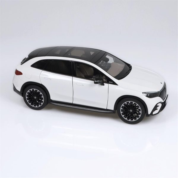 1/18 Mercedes-Benz EQE AMG Line SUV Sedef Beyaz Diecast Araba, NZG PM10610040 - Görsel 2