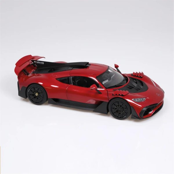 1/18 Mercedes-Benz AMG One (Race) Patagonya Kırmızısı Diecast Yarış Arabası Modeli, NZG PM10670011 - Görsel 2