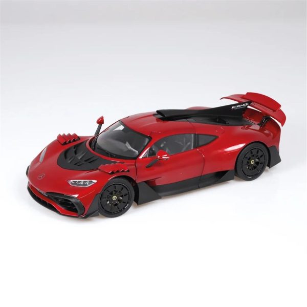 1/18 Mercedes-Benz AMG One (Race) Patagonya Kırmızısı Diecast Yarış Arabası Modeli, NZG PM10670011