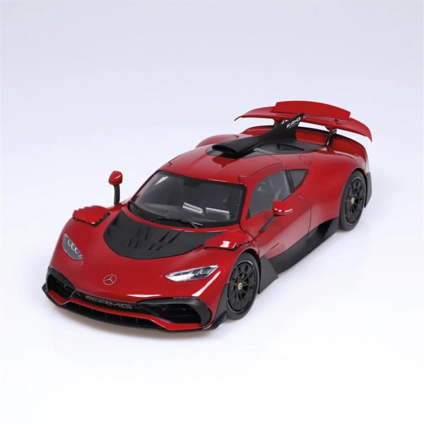 1/18 Mercedes-Benz AMG One (Race) Patagonya Kırmızısı Diecast Yarış Arabası Modeli, NZG PM10670011 - Görsel 3