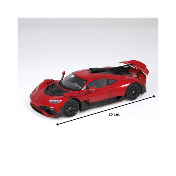 1/18 Mercedes-Benz AMG One (Race) Patagonya Kırmızısı Diecast Yarış Arabası Modeli, NZG PM10670011 - Görsel 5