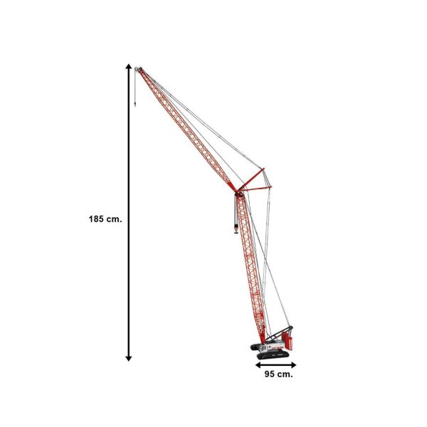 1/50 LIEBHERR LR1300 Mobil Paletli Vinç (Bay Crane) Diecast Model, NZG SL78800003 - Görsel 5