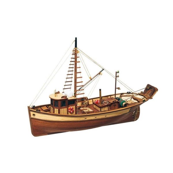 1/45 Palamos Balıkçı Teknesi Ahşap Maketi, Occre 12000 - Görsel 2