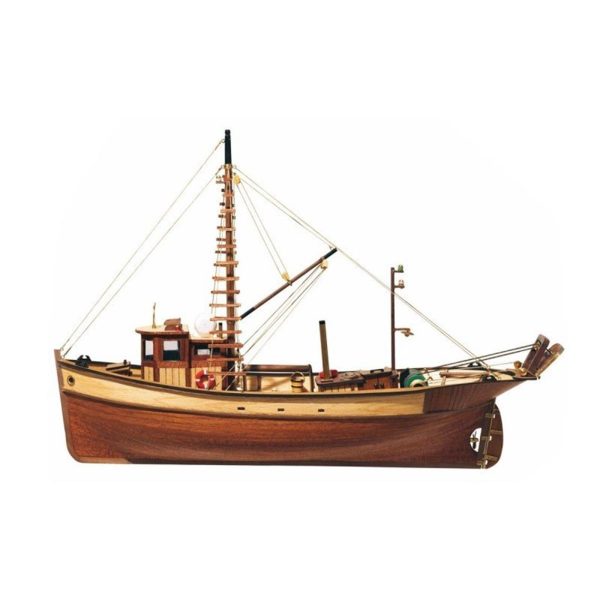 1/45 Palamos Balıkçı Teknesi Ahşap Maketi, Occre 12000 - Görsel 3