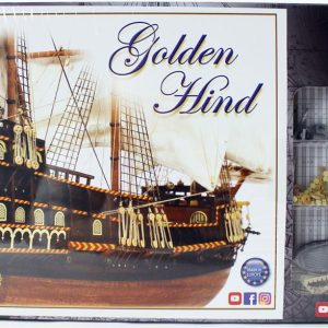 1/85 Altınen Hint Yelkenli Tekne Ahşap Maketi, Occre 12003