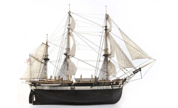 1/75 HMS Terror Yelkenli Tekne Ahşap Maketi, Occre 12004 - Görsel 3