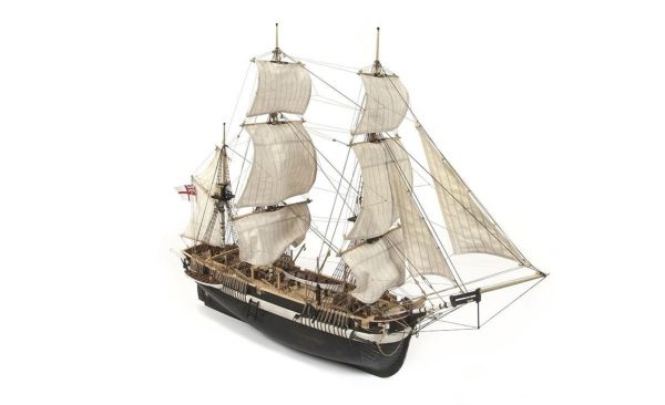 1/75 HMS Terror Yelkenli Tekne Ahşap Maketi, Occre 12004 - Görsel 2
