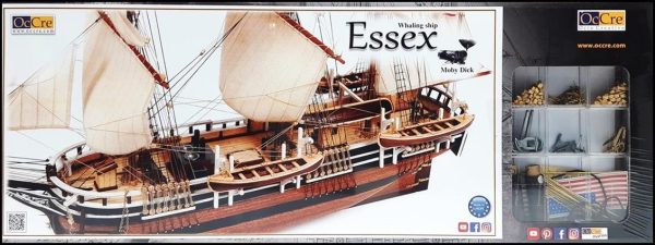 1/60 Essex Yelkenli Tekne Ahşap Maketi, Occre 12006