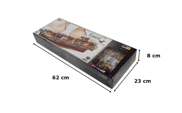 1/60 Essex Yelkenli Tekne Ahşap Maketi, Occre 12006 - Görsel 5