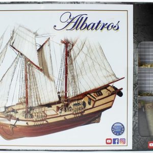 1/100 Albatros Yelkenli Tekne Ahşap Maketi, Occre 12500
