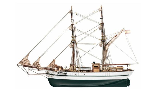 1/65 Aurora Yelkenli Tekne Ahşap Maketi, Occre 13001 - Görsel 2