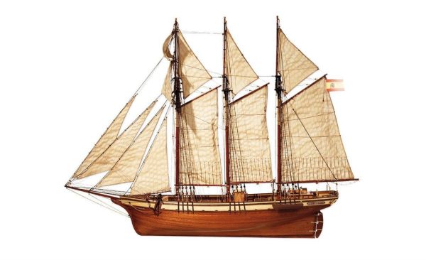 1/58 Cala Esmeralda Yelkenli Tekne Ahşap Maketi, Occre 13002 - Görsel 2