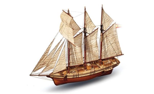 1/58 Cala Esmeralda Yelkenli Tekne Ahşap Maketi, Occre 13002 - Görsel 3