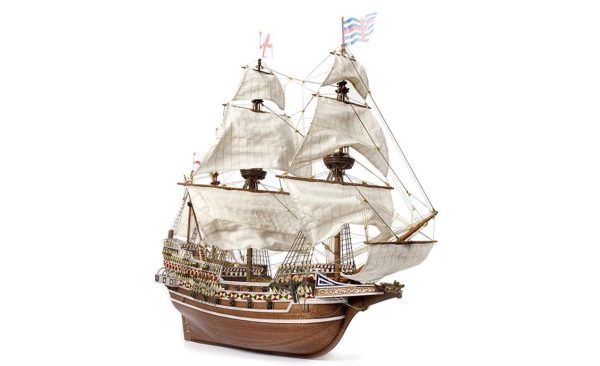 1/85 HMS Revenge Yelkenli Tekne Ahşap Maketi, Occre 13004 - Görsel 3