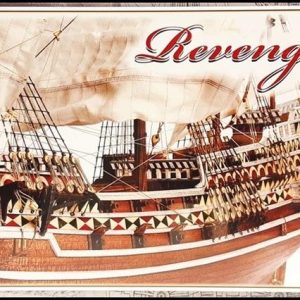 1/85 HMS Revenge Yelkenli Tekne Ahşap Maketi, Occre 13004