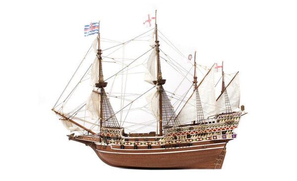 1/85 HMS Revenge Yelkenli Tekne Ahşap Maketi, Occre 13004 - Görsel 2