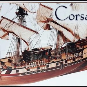 1/80 Corsair Yelkenli Tekne Ahşap Maketi, Occre 13600