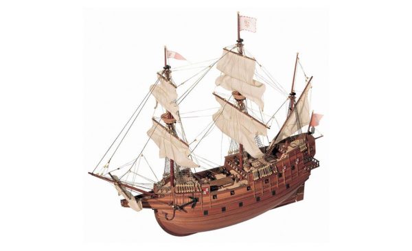 1/90 San Martin Yelkenli Tekne Ahşap Maketi, Occre 13601 - Görsel 3