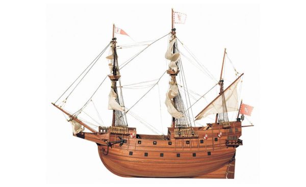 1/90 San Martin Yelkenli Tekne Ahşap Maketi, Occre 13601 - Görsel 2