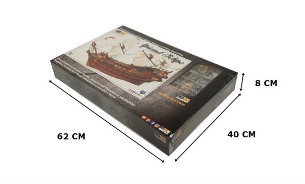 1/60 Apostol Felipe Yelkenli Tekne Ahşap Maketi, Occre 14000 - Görsel 5