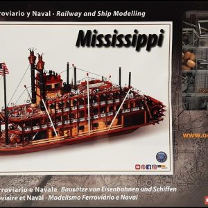 1/80 Mississippi Nehir Teknesi Ahşap Maketi, Occre 14003