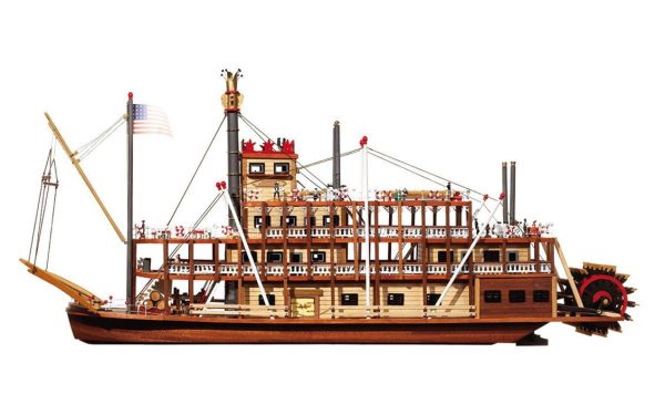 1/80 Mississippi Nehir Teknesi Ahşap Maketi, Occre 14003 - Görsel 2