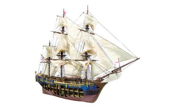1/45 Bounty Yelkenli Tekne Ahşap Maketi, Occre 14006 - Görsel 3