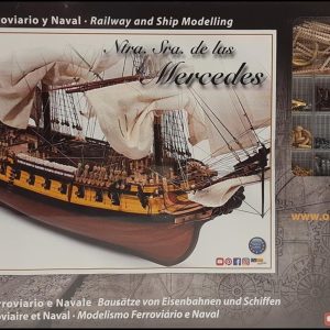 1/85 N.S. Mercedes Yelkenli Tekne Ahşap Maketi, Occre 14007