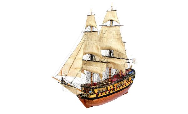 1/46 N.S. Del Pilar Yelkenli Tekne Ahşap Maketi, Occre 15001 - Görsel 2