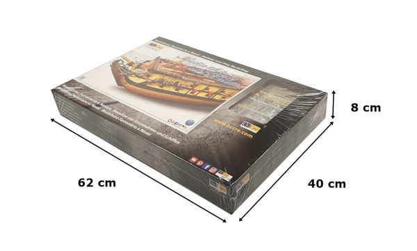 1/46 N.S. Del Pilar Yelkenli Tekne Ahşap Maketi, Occre 15001 - Görsel 5