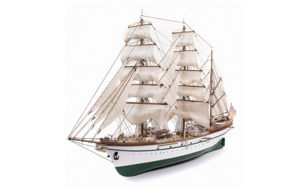 1/95 Gorch Fock Yelkenli Okul Teknesi Ahşap Maketi, Occre 15003 - Görsel 2