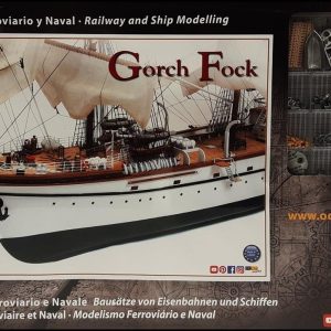 1/95 Gorch Fock Yelkenli Okul Teknesi Ahşap Maketi, Occre 15003
