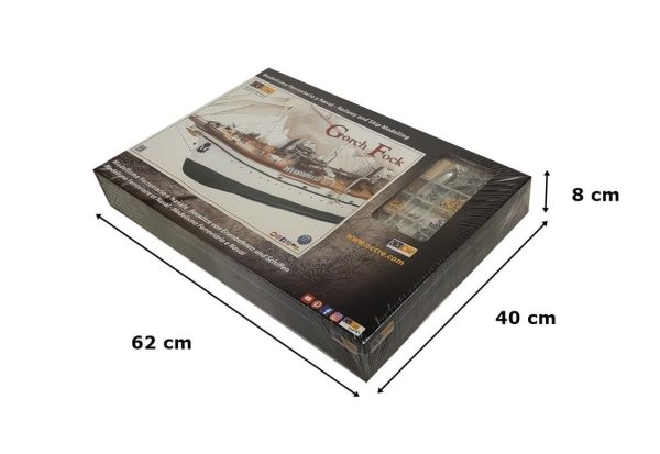1/95 Gorch Fock Yelkenli Okul Teknesi Ahşap Maketi, Occre 15003 - Görsel 5