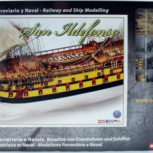 1/70 San Ildefonso Yelkenli Tekne Ahşap Maketi, Occre 15004